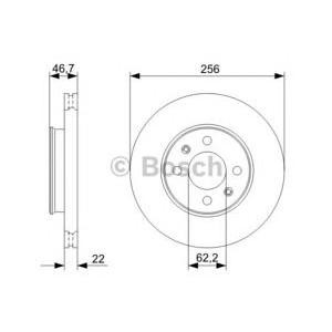 спирачен диск BOSCH 0 986 479 367