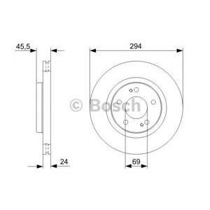 спирачен диск BOSCH 0 986 479 372
