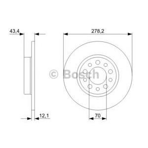спирачен диск BOSCH 0 986 479 378 