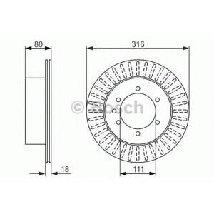спирачен диск BOSCH 0 986 479 385