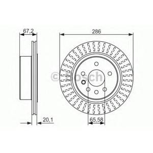 спирачен диск BOSCH 0 986 479 394 
