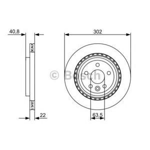 спирачен диск BOSCH 0 986 479 398
