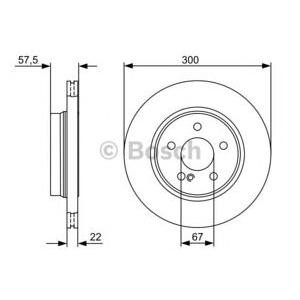 спирачен диск BOSCH 0 986 479 411