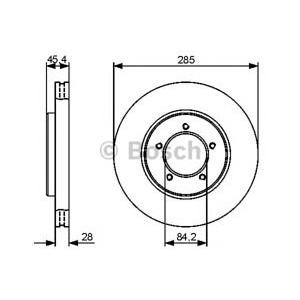 спирачен диск BOSCH 0 986 479 427