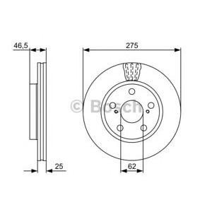 спирачен диск BOSCH 0 986 479 428