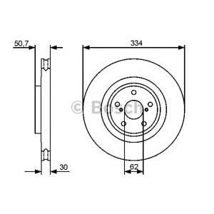 спирачен диск BOSCH 0 986 479 433