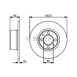 спирачен диск BOSCH 0 986 479 435 