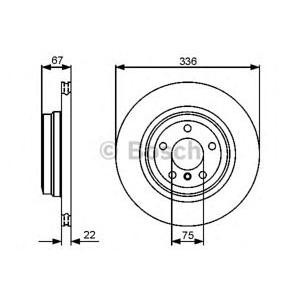 спирачен диск BOSCH 0 986 479 439 