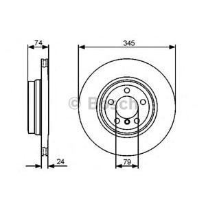 спирачен диск BOSCH 0 986 479 440