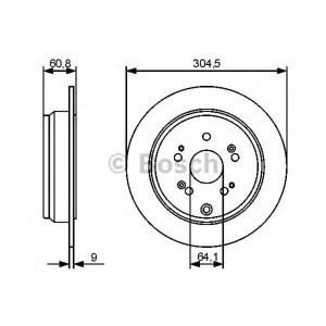 спирачен диск BOSCH 0 986 479 449