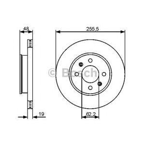 спирачен диск BOSCH 0 986 479 459 