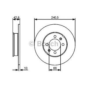 спирачен диск BOSCH 0 986 479 478 