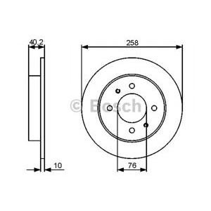 спирачен диск BOSCH 0 986 479 484 