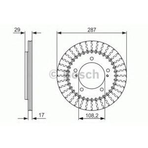 спирачен диск BOSCH 0 986 479 486