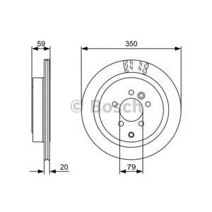 спирачен диск BOSCH 0 986 479 492 