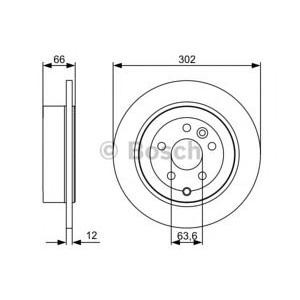 спирачен диск BOSCH 0 986 479 518