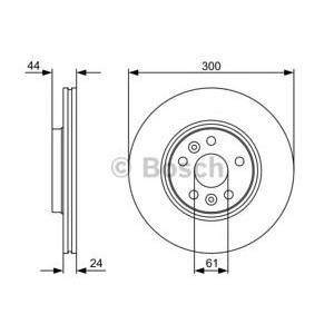 спирачен диск BOSCH 0 986 479 554