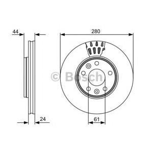спирачен диск BOSCH 0 986 479 555