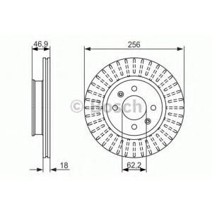 спирачен диск BOSCH 0 986 479 577