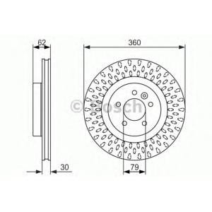 спирачен диск BOSCH 0 986 479 578