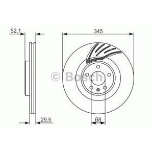 спирачен диск BOSCH 0 986 479 590