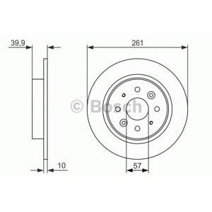 спирачен диск BOSCH 0 986 479 597 