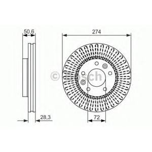 спирачен диск BOSCH 0 986 479 599
