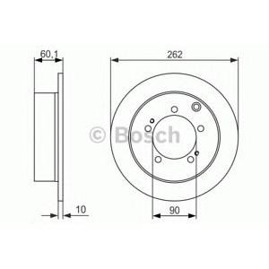 спирачен диск BOSCH 0 986 479 603