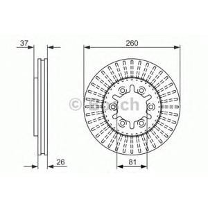 спирачен диск BOSCH 0 986 479 605