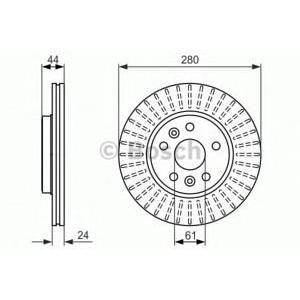 спирачен диск BOSCH 0 986 479 611