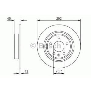 спирачен диск BOSCH 0 986 479 646
