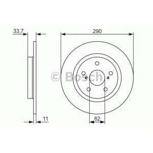 спирачен диск BOSCH 0 986 479 656