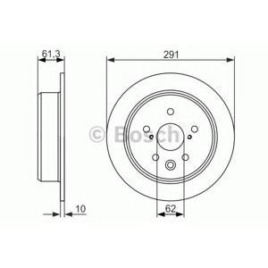 спирачен диск BOSCH 0 986 479 657