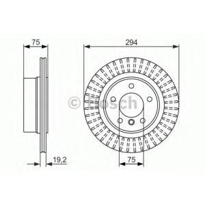 спирачен диск BOSCH 0 986 479 670 