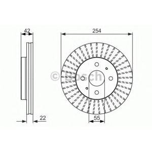 спирачен диск BOSCH 0 986 479 685