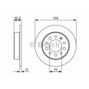 спирачен диск BOSCH 0 986 479 697