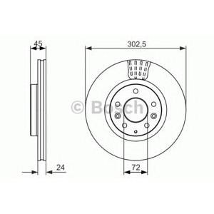 спирачен диск BOSCH 0 986 479 700 
