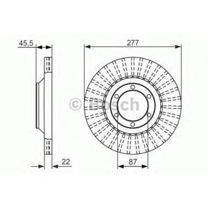 спирачен диск BOSCH 0 986 479 702