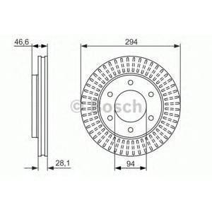 спирачен диск BOSCH 0 986 479 704 