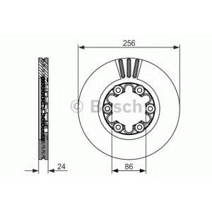 спирачен диск BOSCH 0 986 479 712