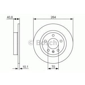 спирачен диск BOSCH 0 986 479 715
