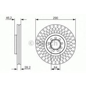 спирачен диск BOSCH 0 986 479 718