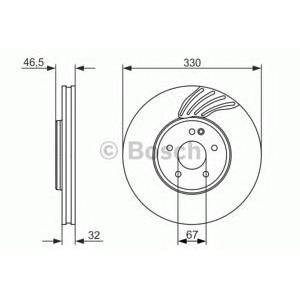 спирачен диск BOSCH 0 986 479 719