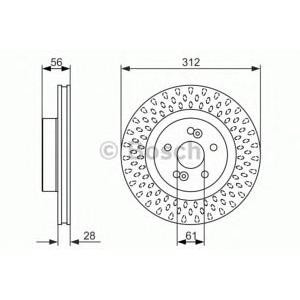спирачен диск BOSCH 0 986 479 723