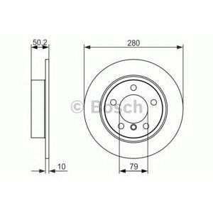 спирачен диск BOSCH 0 986 479 728