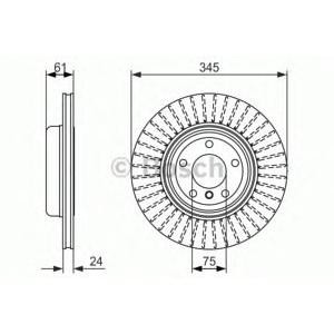 спирачен диск BOSCH 0 986 479 729 