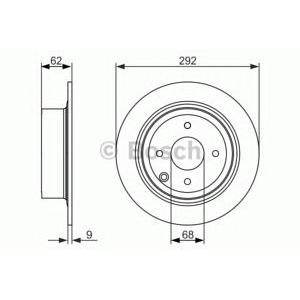 спирачен диск BOSCH 0 986 479 742