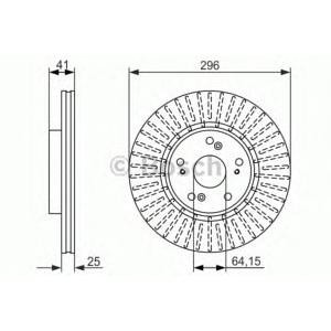 спирачен диск BOSCH 0 986 479 744