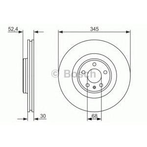 спирачен диск BOSCH 0 986 479 747