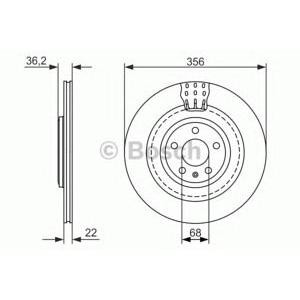спирачен диск BOSCH 0 986 479 749